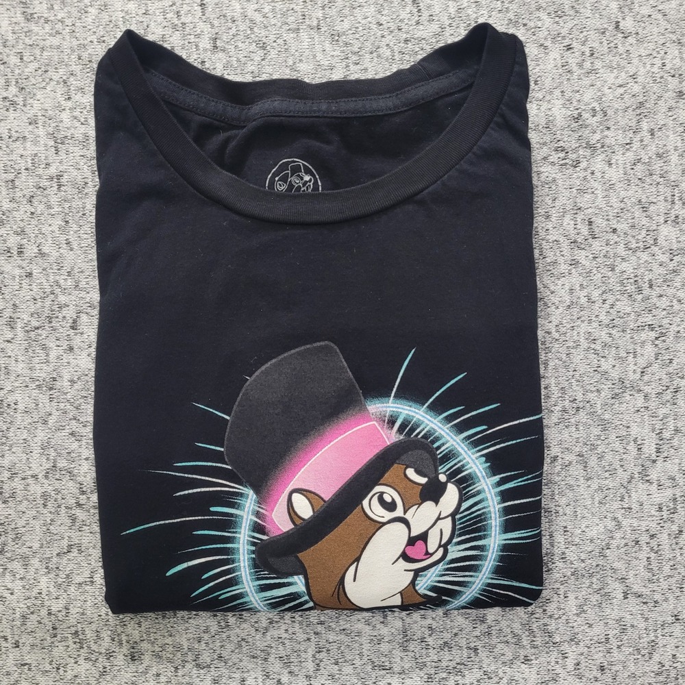 Buc-ee's Happy New Year 2024 T-Shirt Black‎ Graphic Tee Top Hat Beaver 3XL